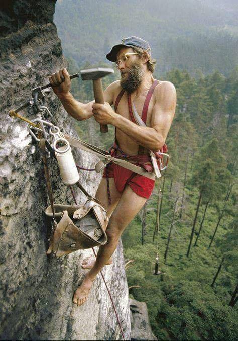 Photos of rock climbers from the 70s and 80s - Rock climbing, Mountaineering, Extreme, Height, The mountains, Old school, Longpost, A selection