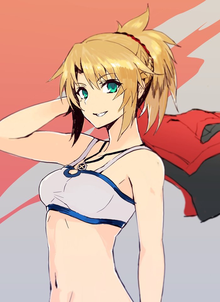 Mordred - Anime art, Fate, Fate apocrypha, Mordred, 