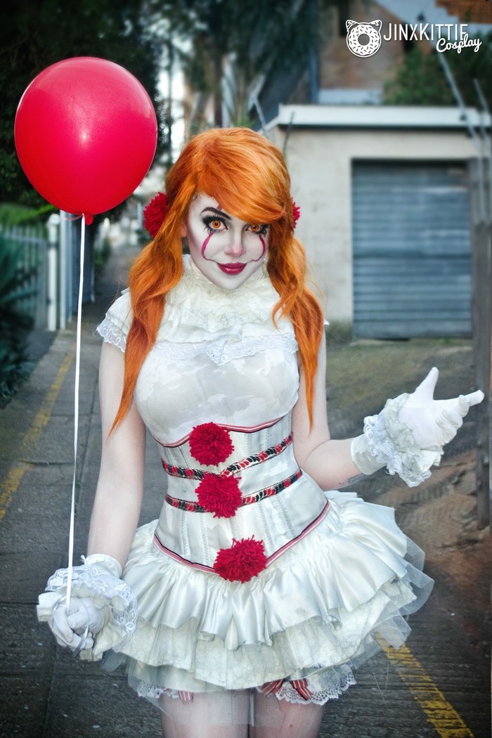 Sweet Evil - Cosplay, Girls, It, Pennywise, Ball, Milota, Evil, Longpost