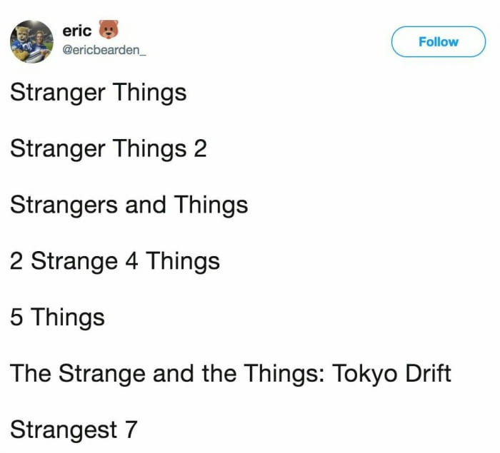 &quot;Two strangers, one Thing&quot;