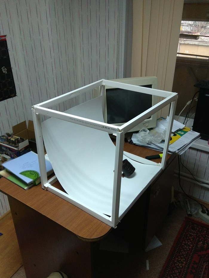 DIY cheap lightbox - Longpost, Lightbox, With your own hands, My, Rukozhop, The photo