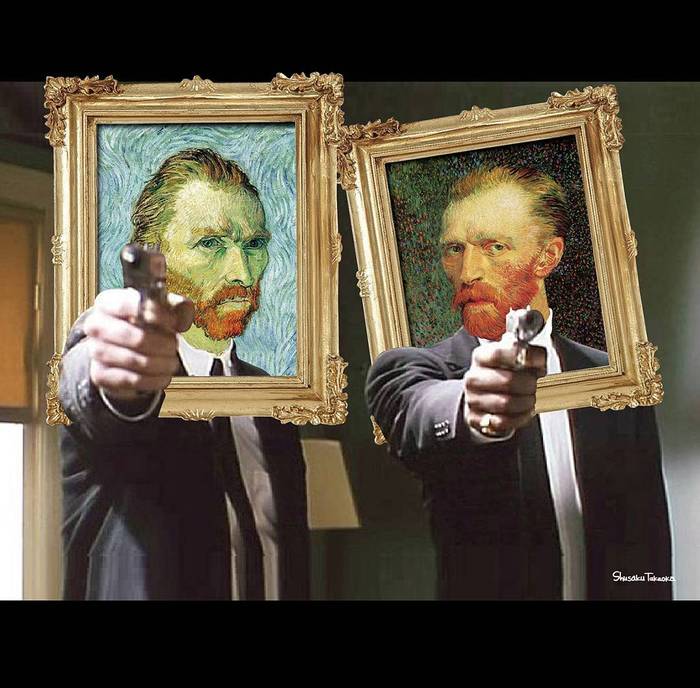 Vincent van gogh - Vincent Vega, van Gogh, Crossover, Pulp Fiction, Crossover