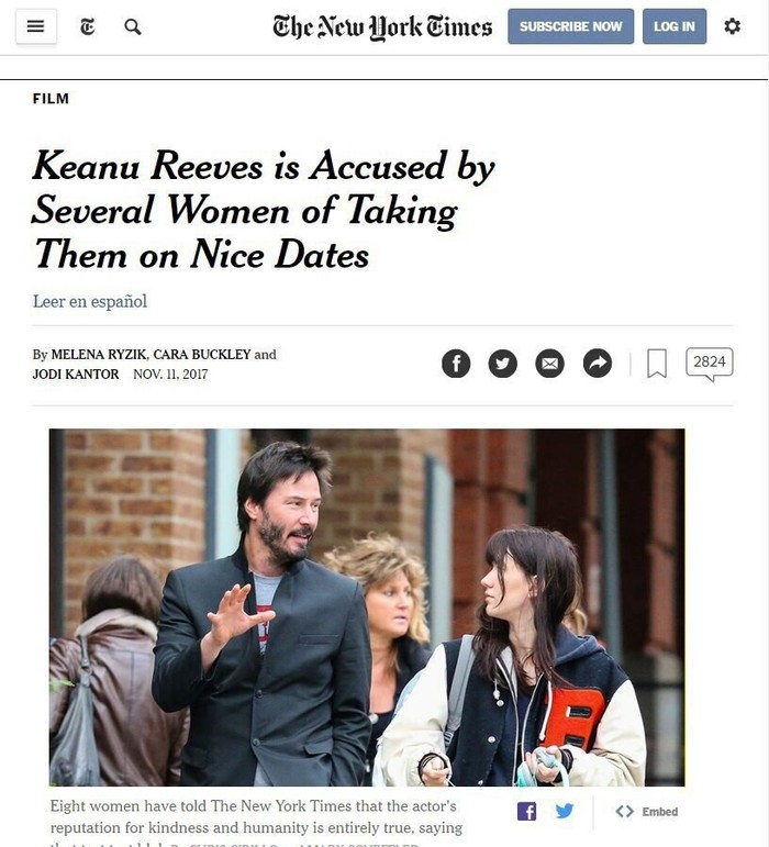 So Keanu got caught..[fake] - Tom Hanks, Handed over, Keanu Reeves