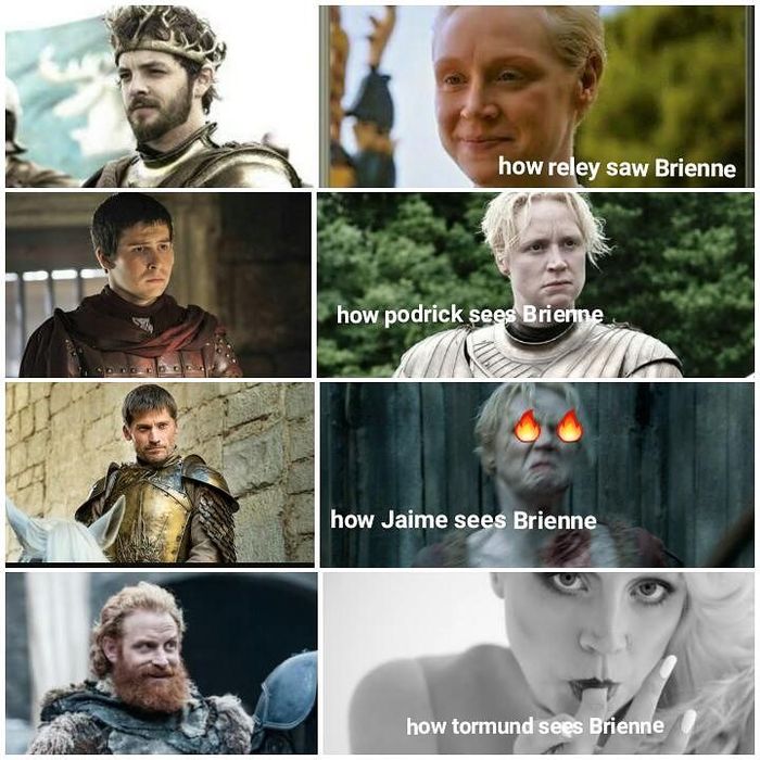Such a different Brienne of Tarth - Game of Thrones, Brienne, , Podrick, Jaime Lannister, Tormund