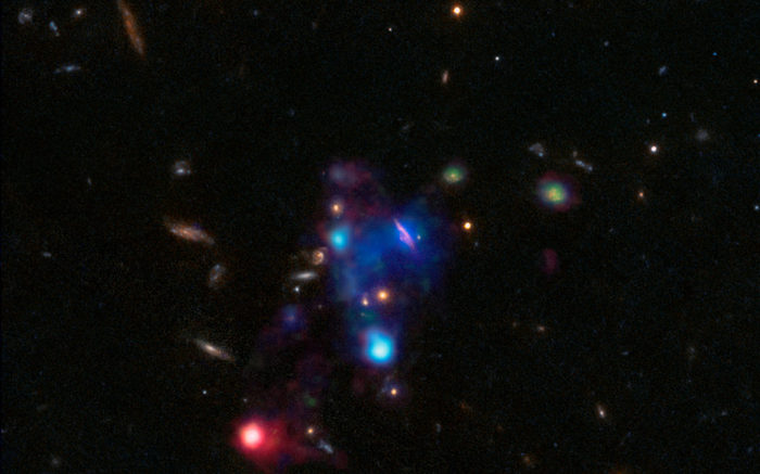 Гигантский космический пузырь в 6,5 миллиардах световых лет от Земли - Космос, Muse, Cosmos-Gr30, Vlt ESO, Vlt