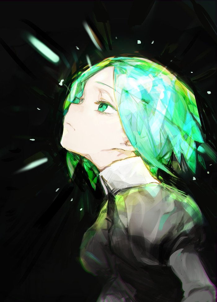 Phosphophyllite - Аниме, Арт, Anime Art, Houseki No Kuni