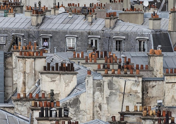 In Paris, even the roofs are beautiful - , The photo, Paris, Roof, , Longpost