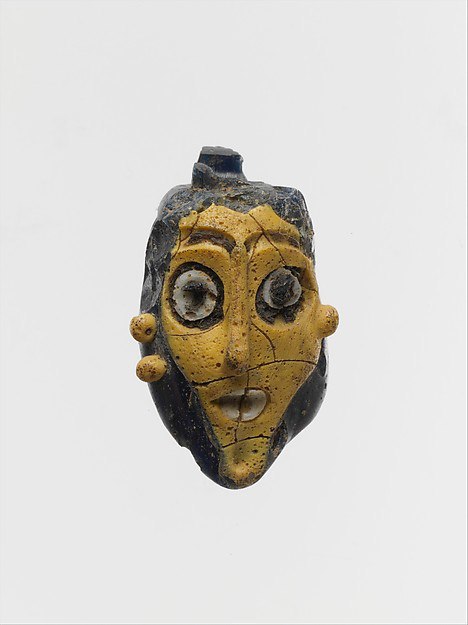 Phoenician glass amulets in the form of heads (masks) - Phoenicia, Glass, Antiquity, Amulet, Mask, Longpost