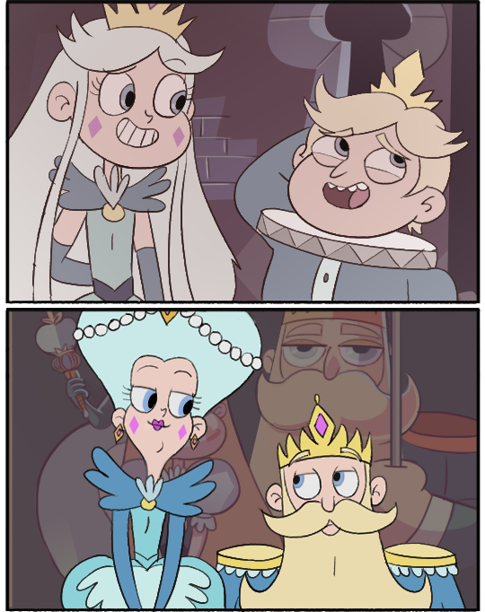 They follow in the footsteps - Svtfoe, Star vs Forces of Evil, Comics, Starco, Star butterfly, Marco diaz, Moon Butterfly, River Butterfly