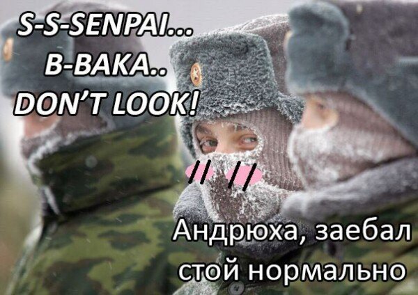 When your senpai doesn't understand you - Rave, Humor, Russian army, Army