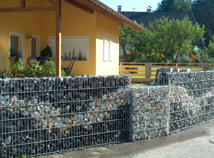 Do-it-yourself gabion fence - My, With your own hands, , , , Longpost