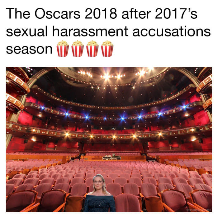 2018 Oscars after 2017 sex scandals - , Oscar, Kevin Spacey, Meryl Streep, Actors and actresses, Scandal, Sexual harassment, Film industry