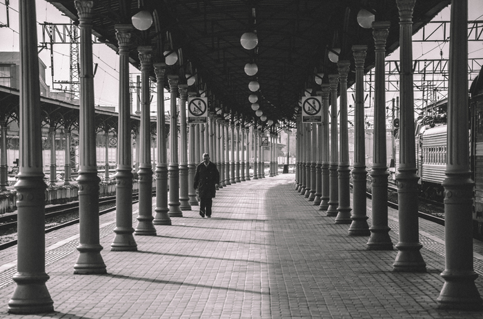 Railway station - My, Railway station, Moscow, Longpost