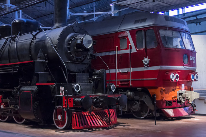 The grandiose museum of railway equipment near the Baltic Station - Museum, Railway, A train, Reportage, Transport, Russian Railways, Saint Petersburg, Technics, Longpost