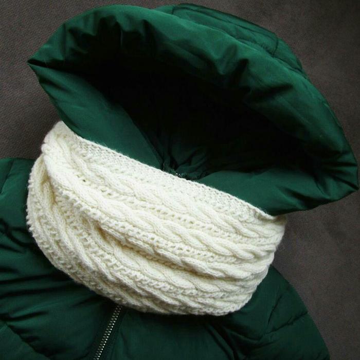 Snood - My, With your own hands, Needlework, Knitting, Winter, Cosiness, Needlework without process, Weather, Autumn