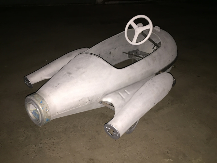 Педальная РАКЕТА — можно в Космос! игрушки, реставрация, восстановление, drive2, длиннопост