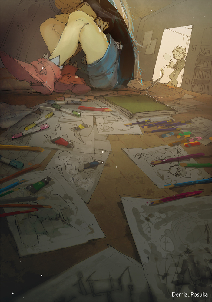 Art by Demizu Posuka - Art, Demizu Posuka