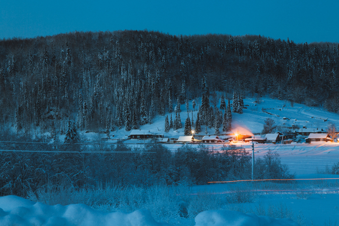 Perm region in winter: Vetlan - My, Tourism, Travels, Travel across Russia, Winter, Ural, Permian, dawn, Longpost