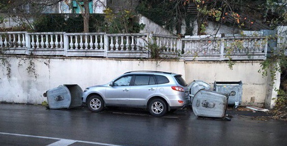 Мусоровоз тоже может мстить.