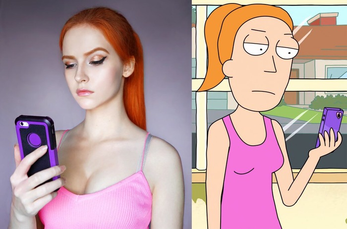 Cheerful Summer - Cosplay, Girls, Rick and Morty, Summer Smith, Redheads