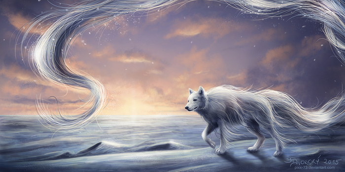 Arctic Breeze - Art, Drawing, 