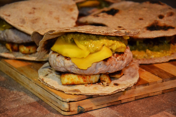 curry burger - Longpost, , India, Dinoburger, Meat, Burger, Recipe, Food, My