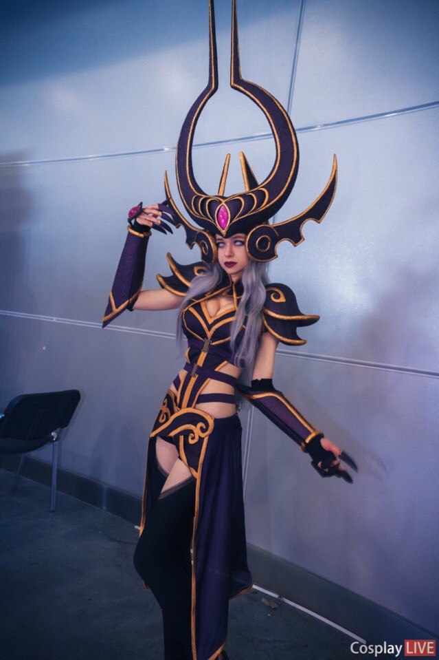 Syndra - by -  reytao - My, Scaffold, Cosplay, Russian cosplay, League of legends, Syndra, Costume, Girls, Games, Longpost