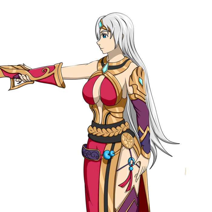 Lian - Paladins, Drawing, My