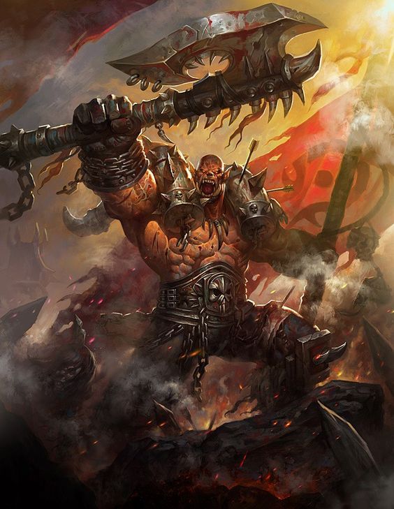 Garrosh Hellscream - Blizzard, Game art, Wow, World of warcraft