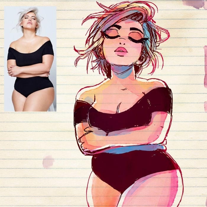 Illustrator Turns Strangers Into Cartoon Characters And The Result Is Pretty Cute - Art, Images, Interesting, It Was-It Was, A selection, Modern Art, Girls, Milota, Longpost