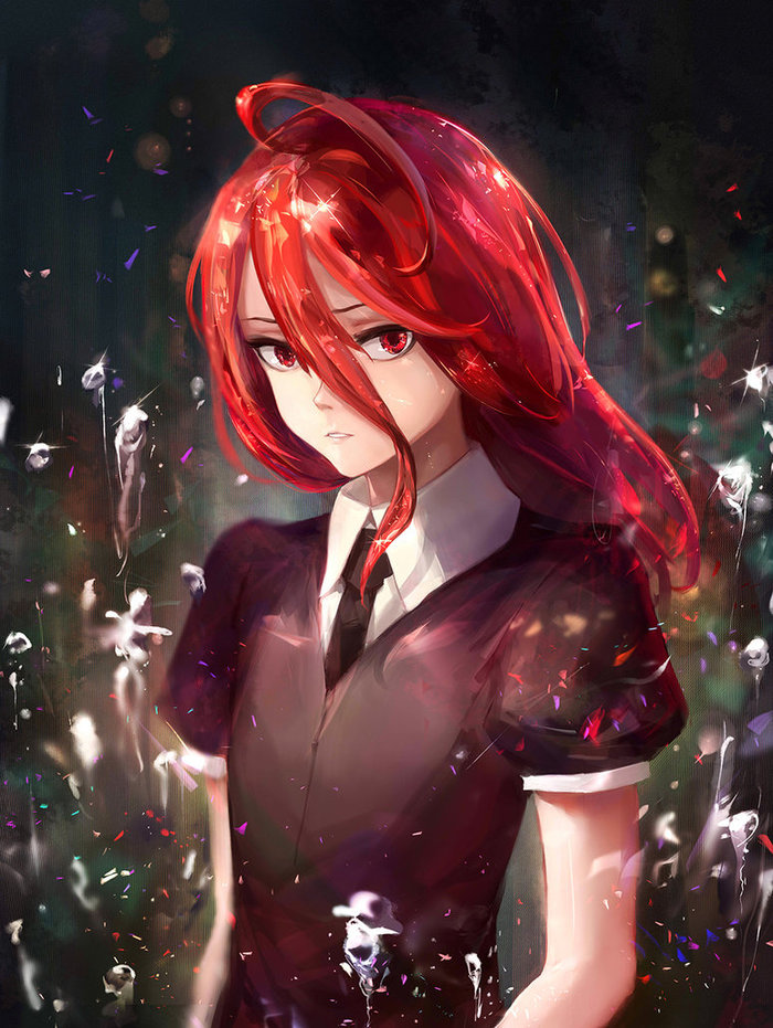 Shinsha , Anime Art, Houseki no Kuni, Cinnabar, Sishenfan