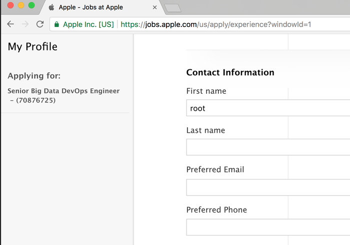 Как получить работу в Apple.