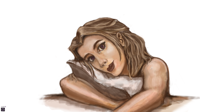 С подушечкой