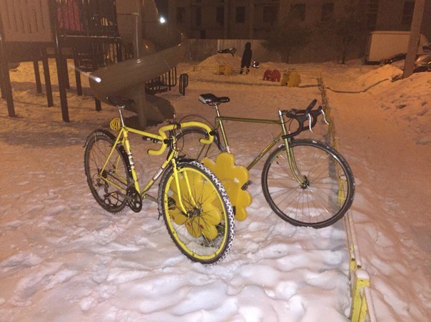 Bicycle for winter - My, A bike, Winter Bike, Rework, KhVZ, Longpost