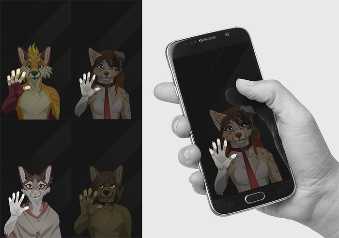 help find the picture - Telephone, Furry, 2018