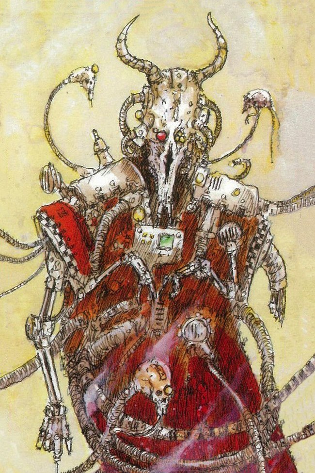 John's work Are there colors other than red and yellow!? - Warhammer 40k, Old warhammer, Adeptus Mechanicus, , Wh Art, Longpost, John Blanche