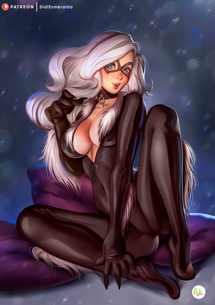 Black Cat - Felicia Hardy|Spiderman Marvel - NSFW, DeviantArt, Арт, Рисунок, Комиксы, Marvel