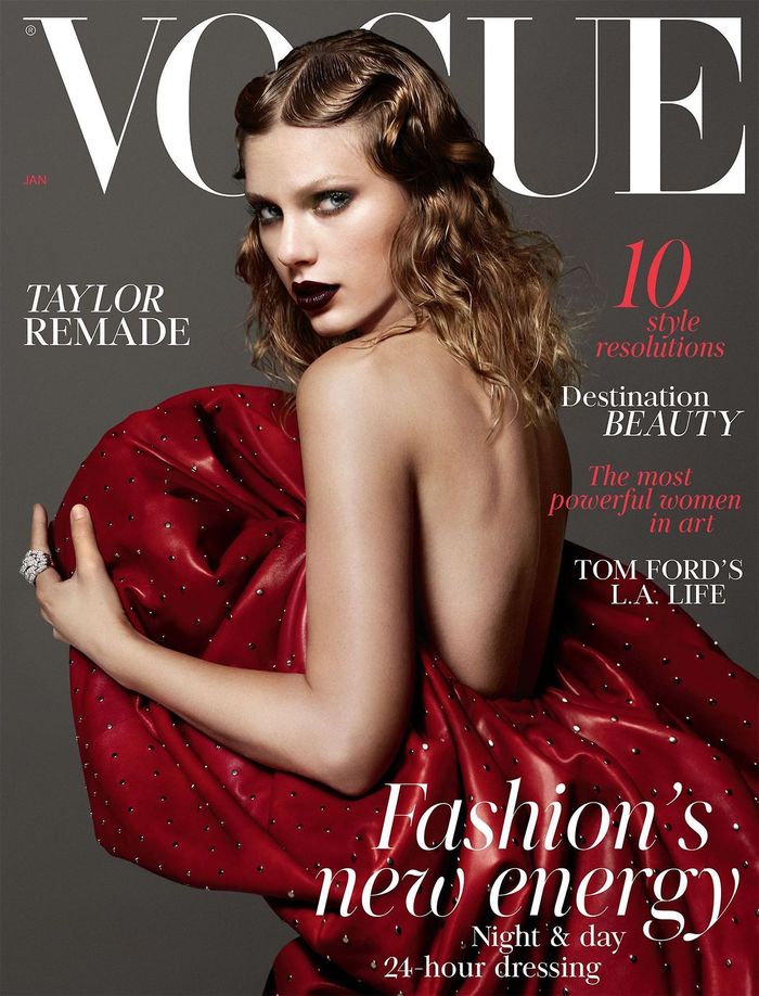 Taylor Swift on the cover of the January issue of VOGUE UK - Vogue, , Taylor Swift, Magazine
