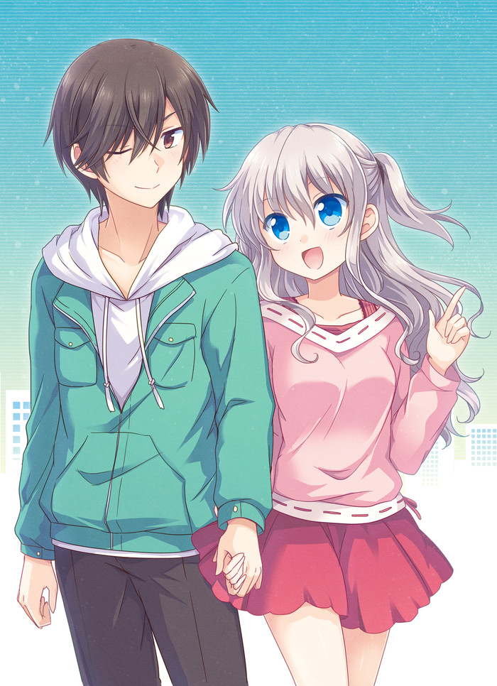 Nao Tomori and Yuu Otosaka [Charlotte] - Tomori Nao, Yuu Otosaka, Charlotte, Anime, Anime art, Pixiv