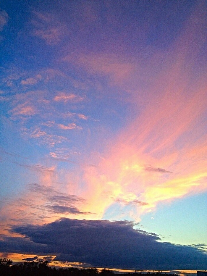 Find a dinosaur - My, The photo, Dinosaurs, Sky, beauty of nature