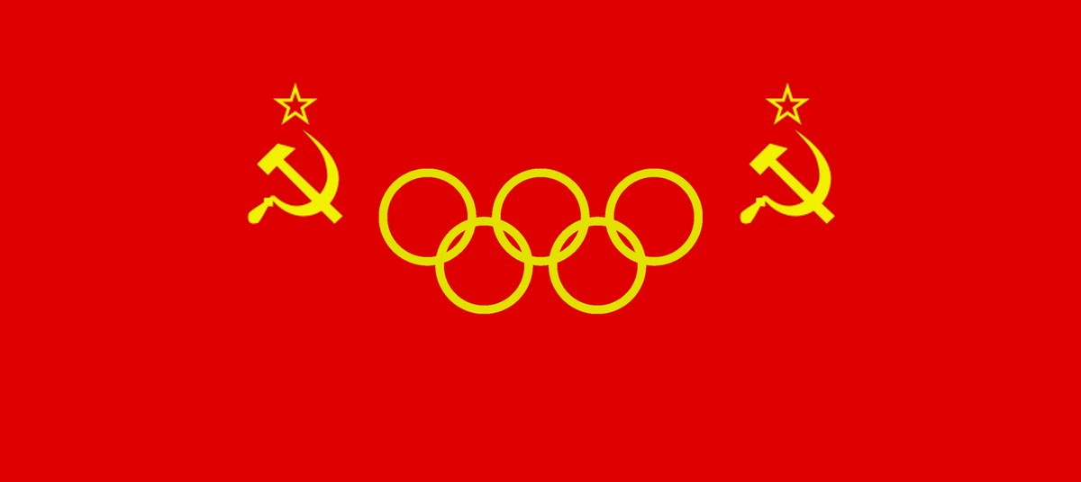 Красных олимпийские игры. Флаг СССР на Олимпийских играх. Советские спортивные флаги.