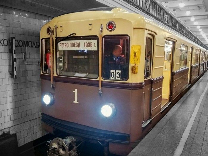 Ретропоезд "Сокольники"