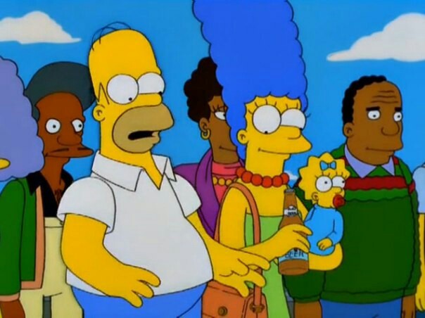 If I don't drink I'll die - The Simpsons, Longpost, Storyboard, Marge Simpson, Maggie Simpson, Homer Simpson, Apu, Beer