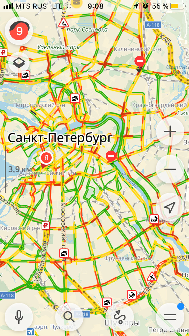 Tinsmith's Day in St. Petersburg, or how winter came SUDDENLY - Snow, Winter, Yandex maps, Tinsmith's Day, Traffic jams, Saint Petersburg, Longpost, Suddenly