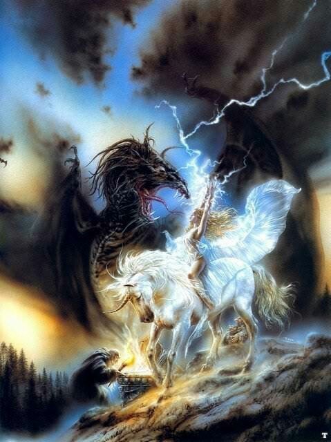 Luis Royo - NSFW, Luis royo, Fantasy, Illustrations, Oil painting, Girls, Longpost