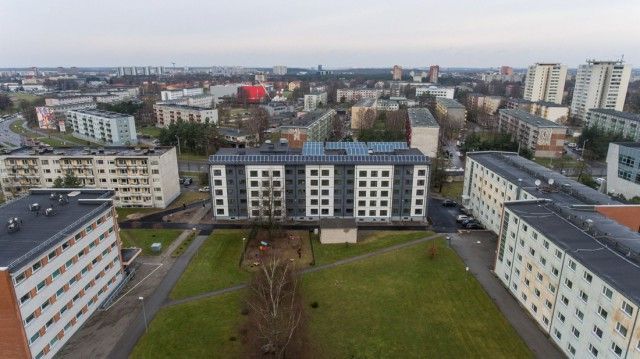 Take a look at what Estonians have done with an ordinary five-story building - Estonia, Repair, Innovations, Lodging, Reconstruction, Longpost