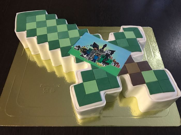 My cake - My, Minecraft, Cake