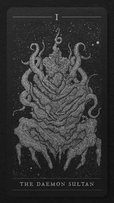 Tarot cards in the style of Howard Lovecraft's mythology - Tarot cards, Howard Phillips Lovecraft, Art, Long-post, Longpost