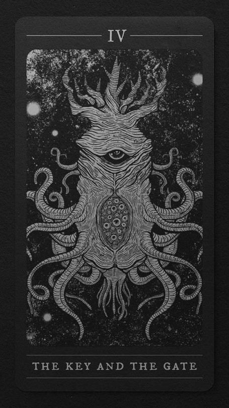 Tarot cards in the style of Howard Lovecraft's mythology - Tarot cards, Howard Phillips Lovecraft, Art, Long-post, Longpost