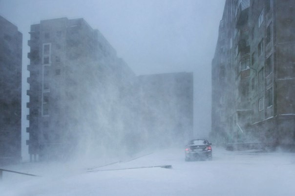 Norilsk - Norilsk, Winter, Longpost